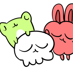 Jellyfish and rabbit and frog