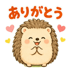 Cute Hedgehog Daily Stickers by R