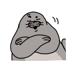 A mysteriously high-minded seal