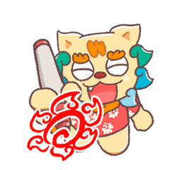 Haisai! Moving Hanamaru-kun Stickers