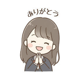 Cute High School Girl Daily Stickers1