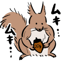 Buff Ezo Squirrel