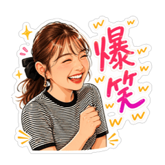 Tanga Miwa polite stickers