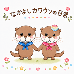 なかよしカワウソの日常1