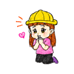 a girl in a yellow cap