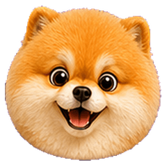 Cheeky Pomeranian Emoji Many Moods 42