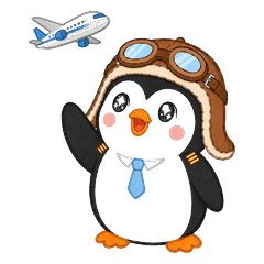 Pyunta - Pilot Penguin who loves the sky