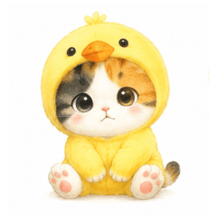 A cat in a costume