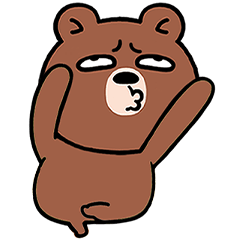 Dancing Grumpy-Eyed Bear Pop-up (Silent)