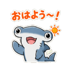 hammerhead shark - Daily Chat Stickers