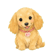 Washi Golden Dachshund Daily Stickers