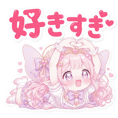 好きすぎて崩れ落ち妖精