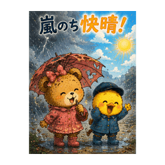 Popo & Pipi's Proverb Adventure Stamp!
