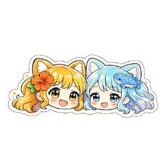 Shisa Sisters Saa-chan & Shii-chan