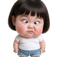 ジト目のぽっちゃりちゃん