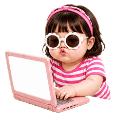 Pink Sunglasses Girl!