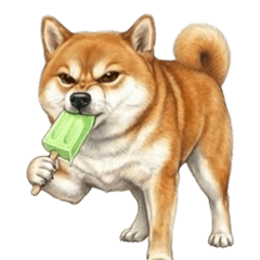 Animated! Expressive Shiba Inu Stickers