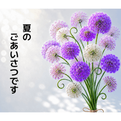 Elegant Summer Flower Greetings