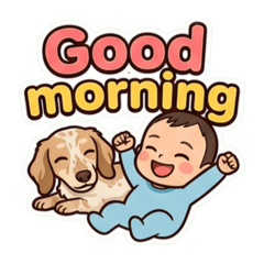Joy and the baby
