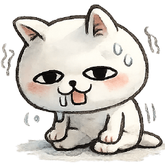 じろりねこゆるふわネガティブポジティブ