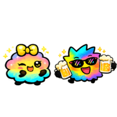 Nijimoko Friends: 40 Variety Stickers