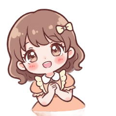 Gentle Girl Stickers -aoi