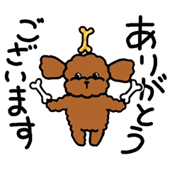面白く動く✨トイプードルの骨ダンス✨