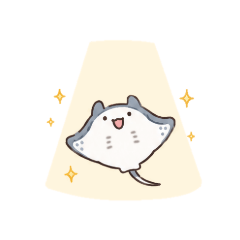 Polite Stingray Stickers