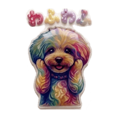 ぷくぷくシール風コロン