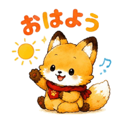FOXs-kun Everyday Stickers