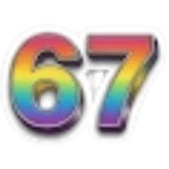 超67數字貼