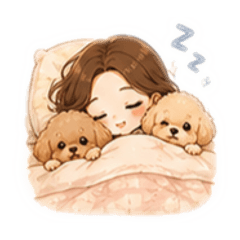 女孩的貴賓狗♡日常療癒貼圖2