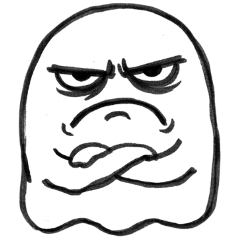 Super ugly and strange little ghost