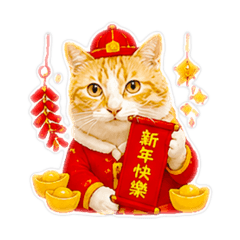 橘咪節日貼圖
