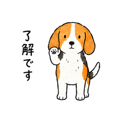 Beagle Acknowledgement Stickers