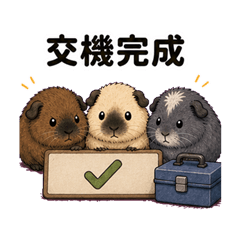 設備工程師日常天竺鼠