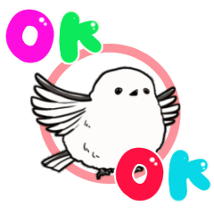 long-tailed tit sometimes flying