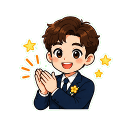 Cute Sweet CEO Boyfriend Daily Stickers