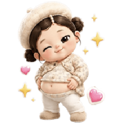 Chubby Happy Kid