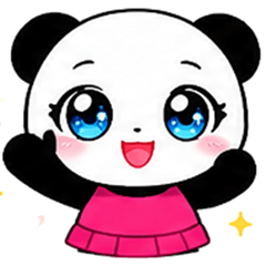 Happy Happy Panda lovey-dovey version