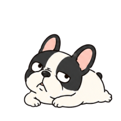 French Bulldog with Subtle Emotions