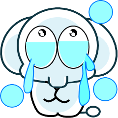 Light blue elephant sticker-6