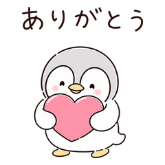 Hitofude Penguin Daily Stickers