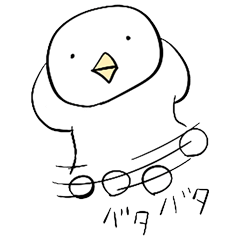 なんかしろいトリ
