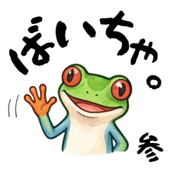 Unique Red-Eyed Tree Frog No.3