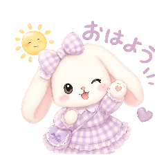 LOVE RABBIT WHITE Charming