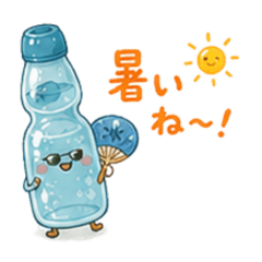 summer cute stamp