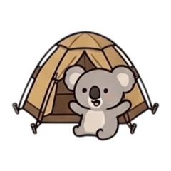 無尾熊露營記錄！