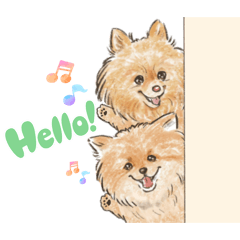 My Dog Stickers-ChaCha&Kyu No.1-