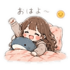 sleepy girl and shark